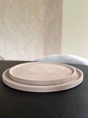 Aardewerk dienblad | Taupe | Japandi