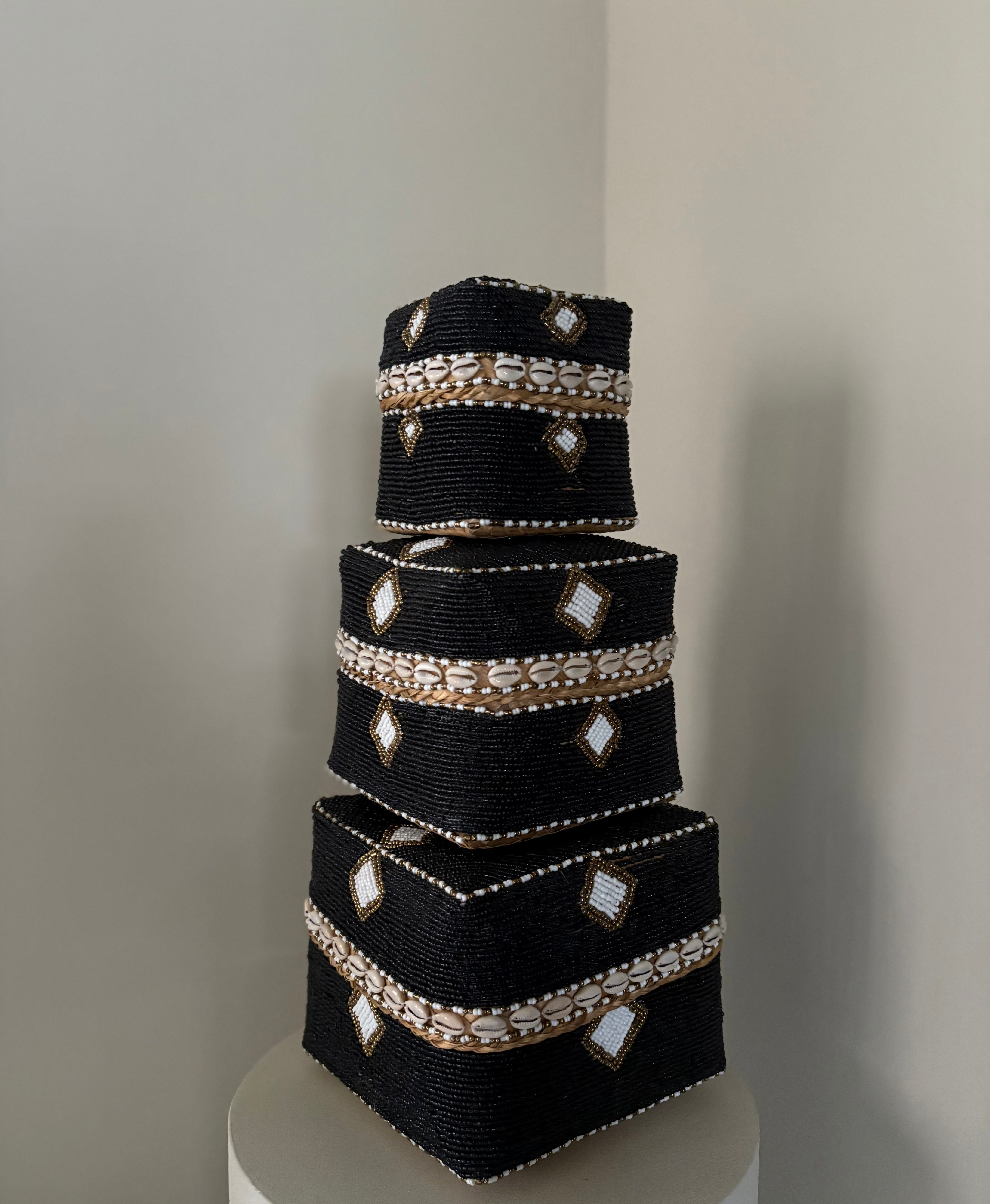 Offermanden Jaylin | Zwart goud