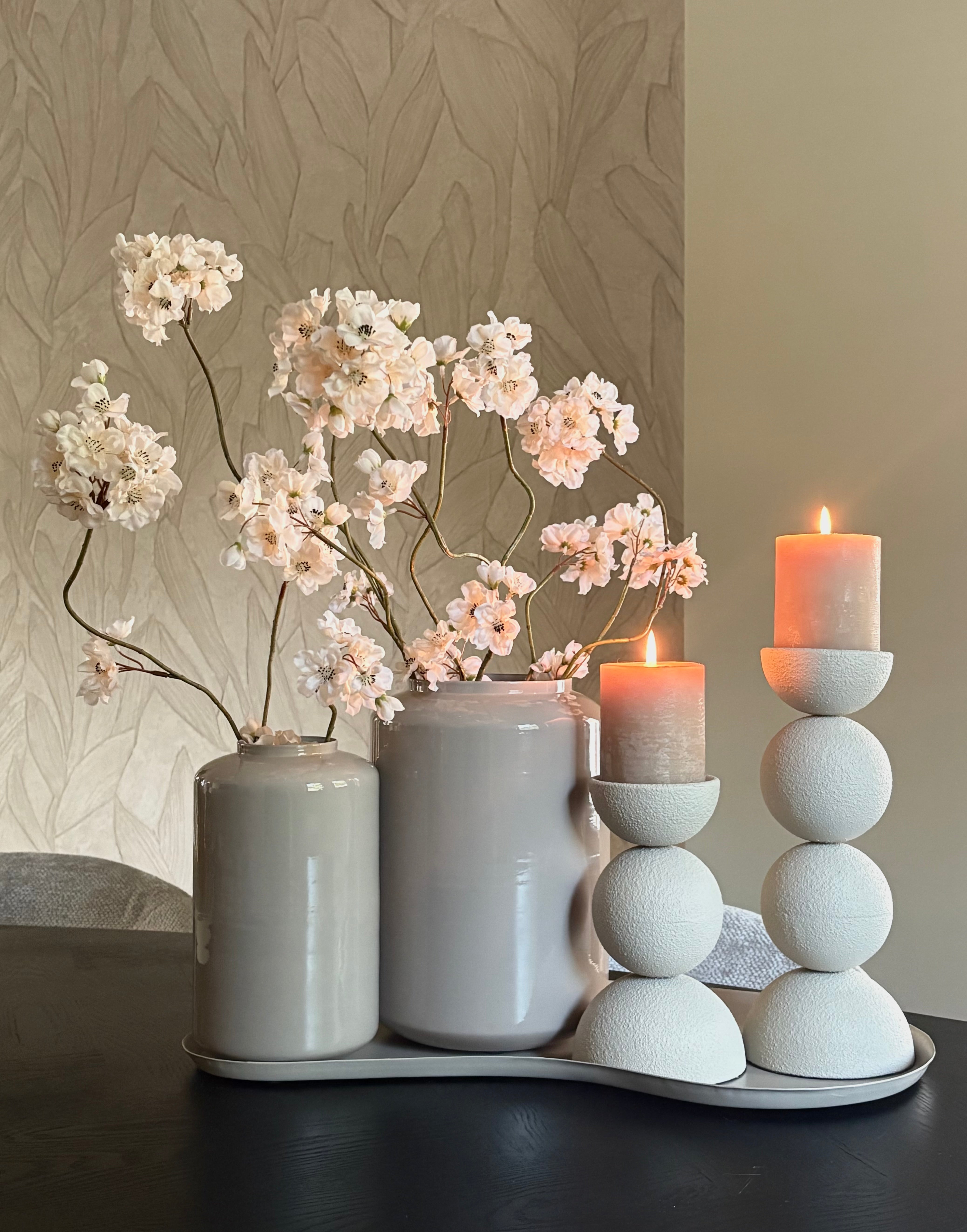 Vazen sand | Glossy | Japandi