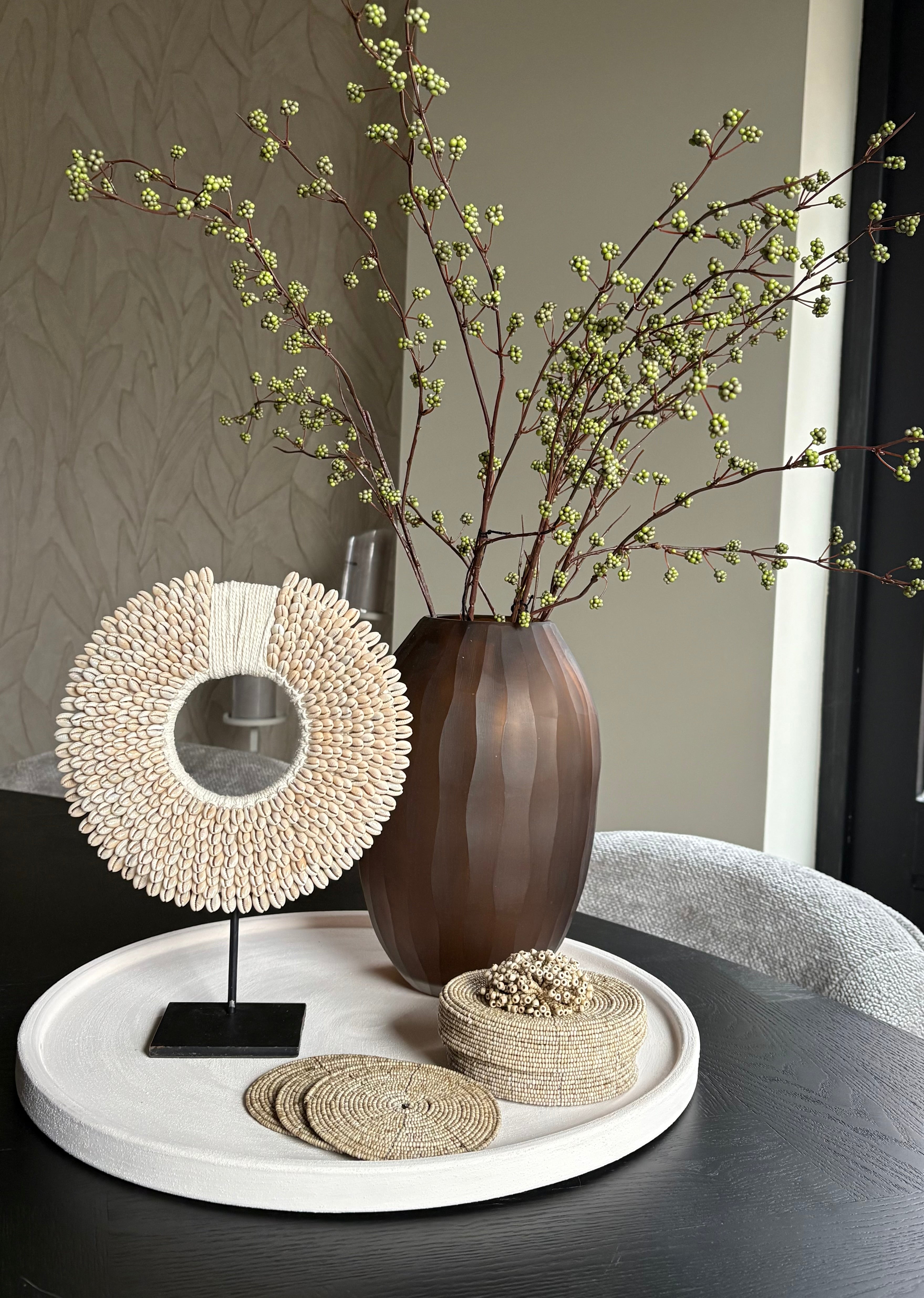 Schelpenkraag op standaard