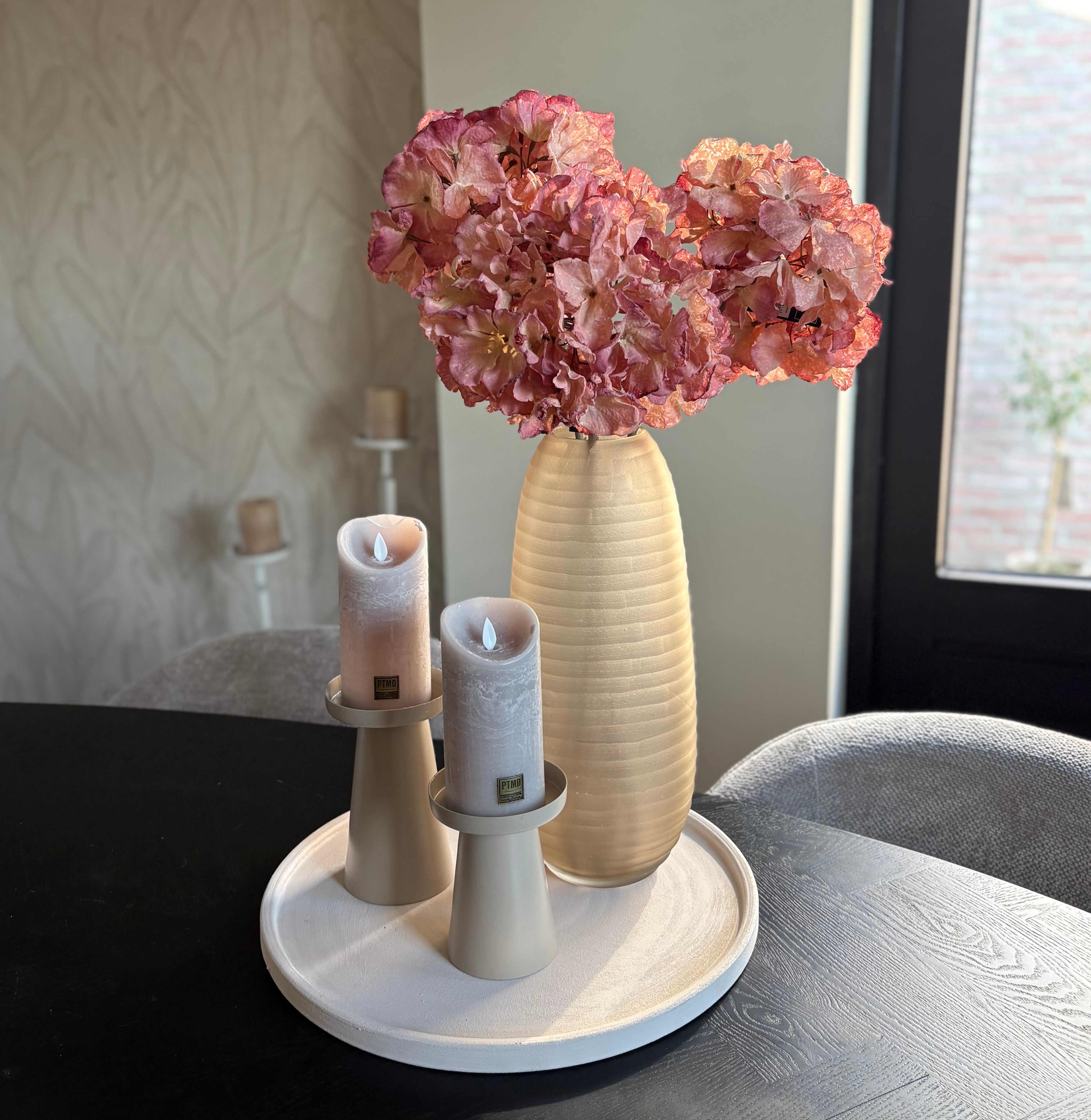 Zijden hortensia | Hortensia | Zalm kleur