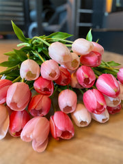 Tulpen boeket mix zeven stuks