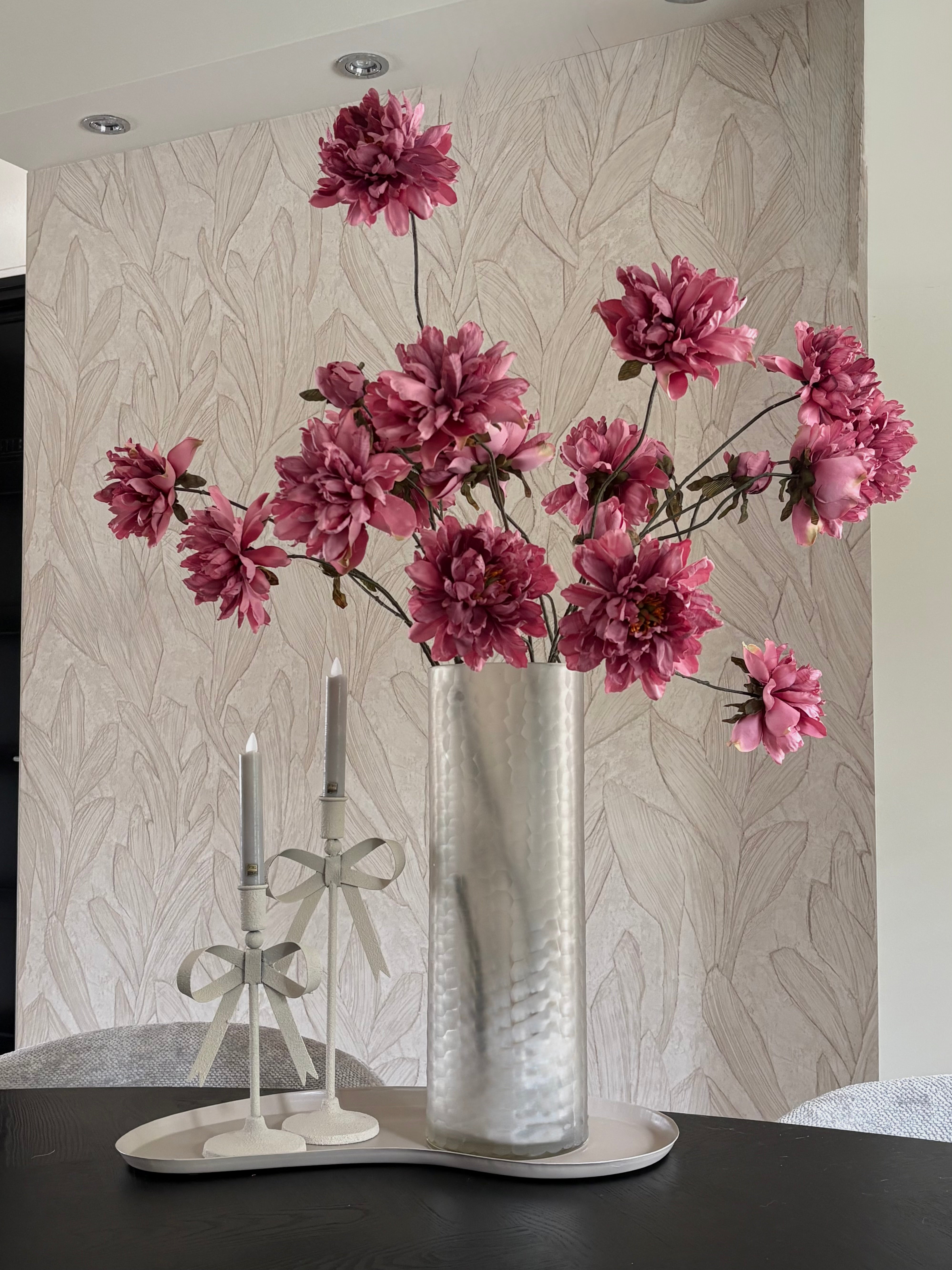 Kandelaar strik | Beige