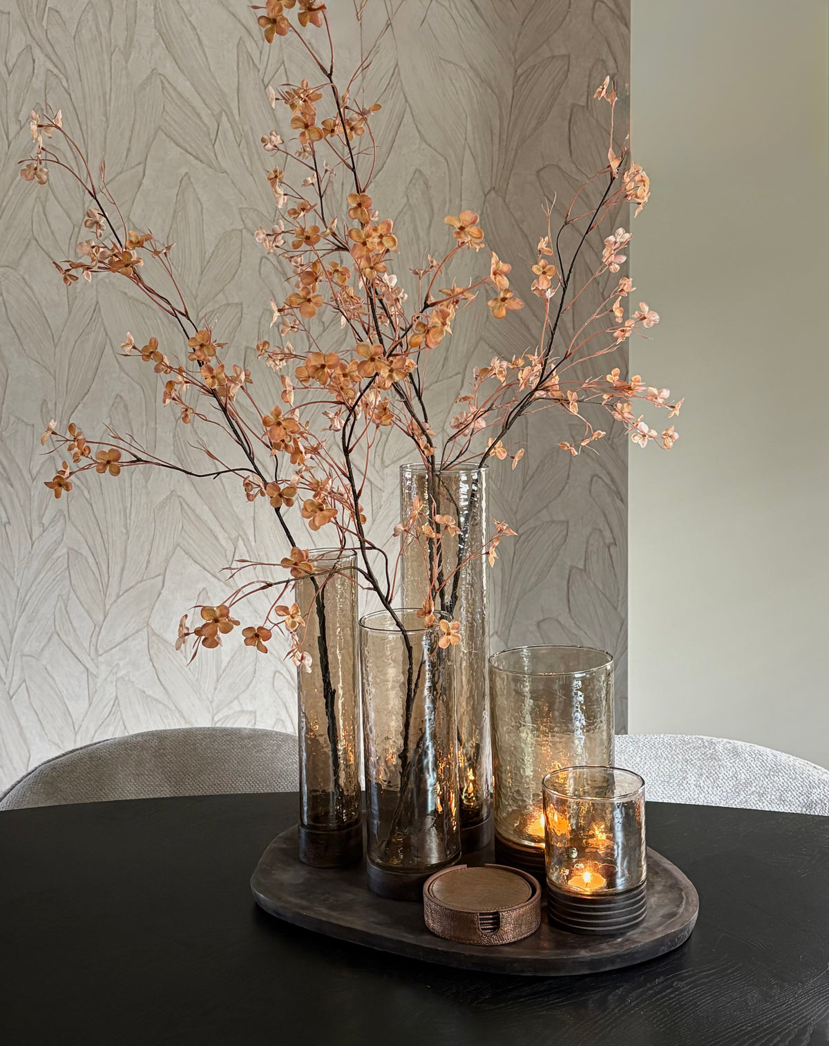 Luster vazen bruin