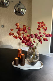 Vaas Narin brown | Organische vaas | 20.0 x 20.0 x 26.0 cm