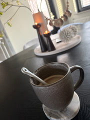 Koffiemok keramiek bruin