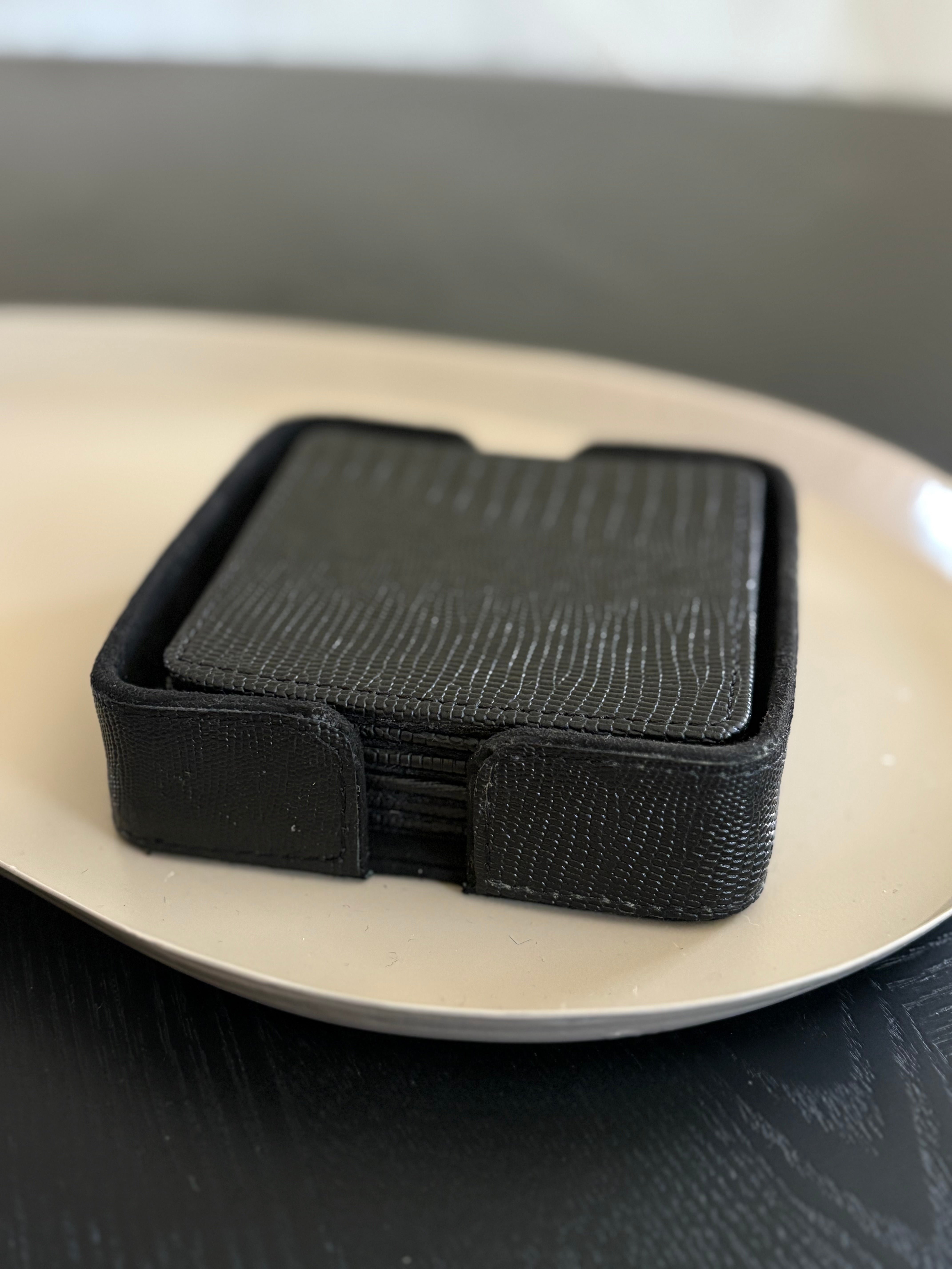 Onderzetters Snake | Zwart