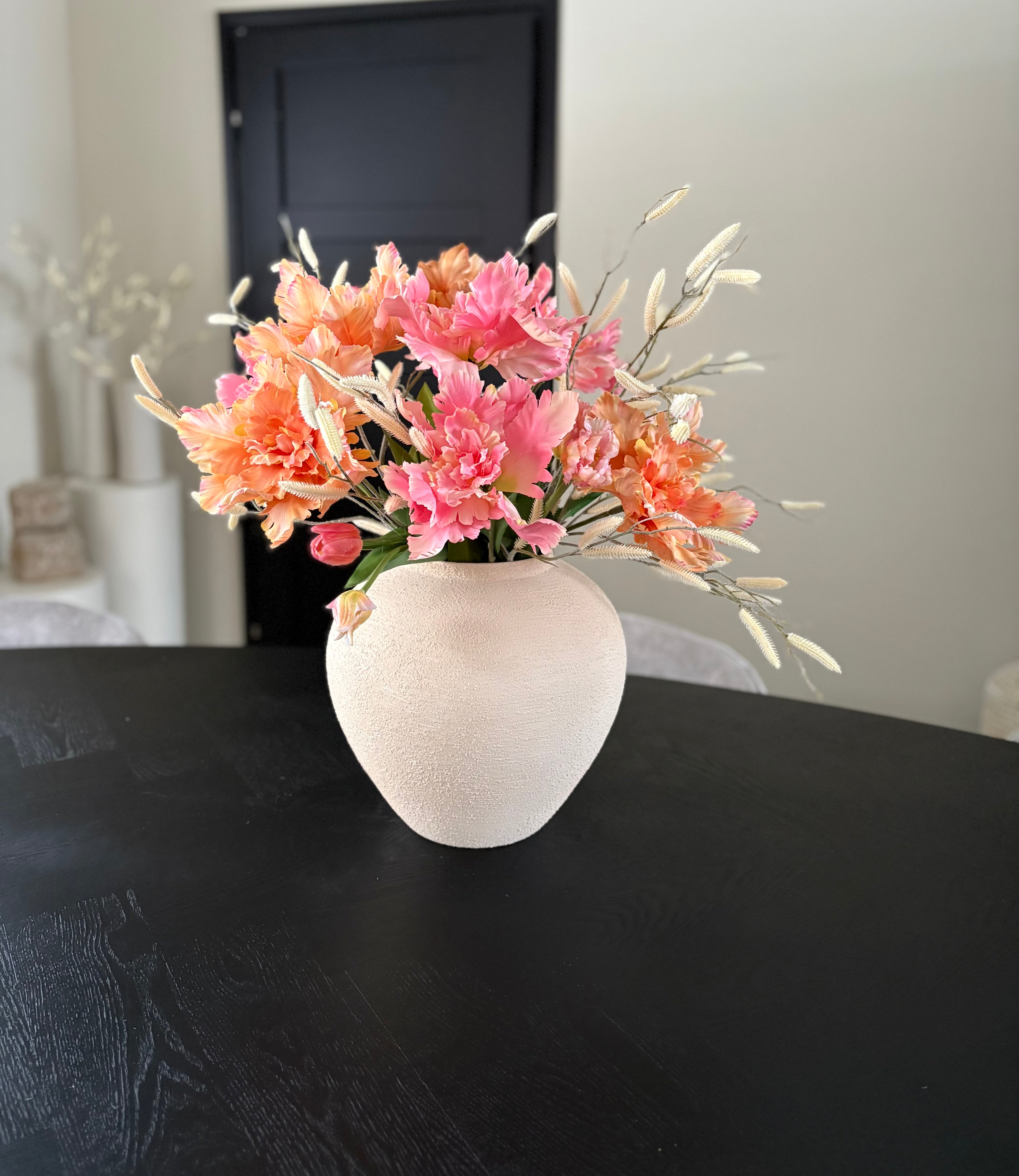 Zijden parrot tulp orange