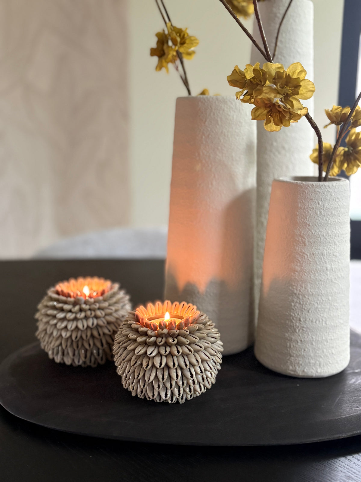 Kauri waxelichten | Handgemaakt | Japandi