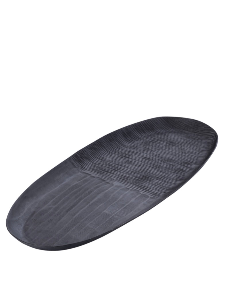 Dienblad zwart | Ovaal | Hotel chique