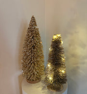 Kerstboom goud | Grote kerstboom | Glitters | Kerstdecoratie | L15B15H40CM