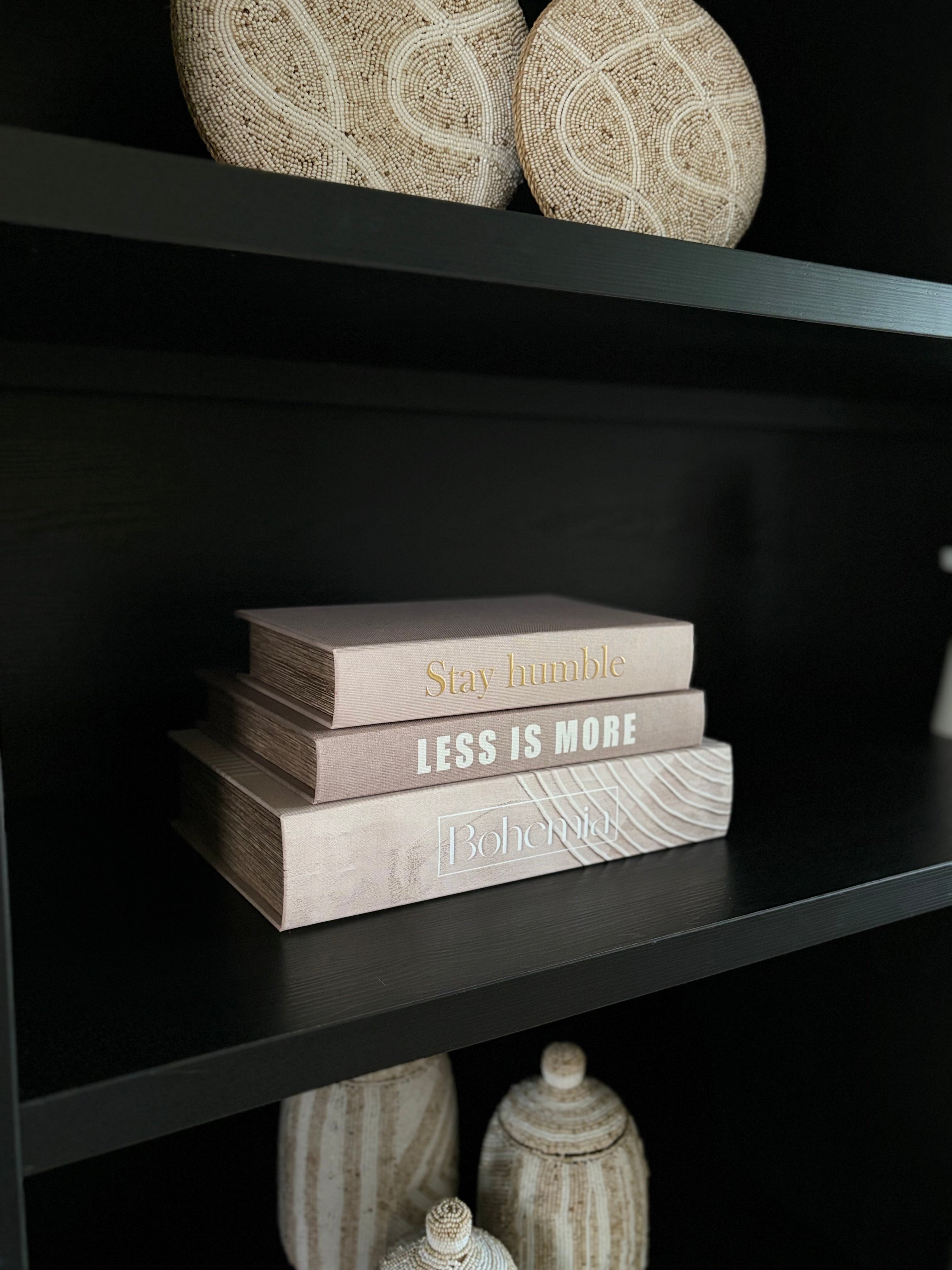 Opbergboek | Koffietafel boek | Less is more