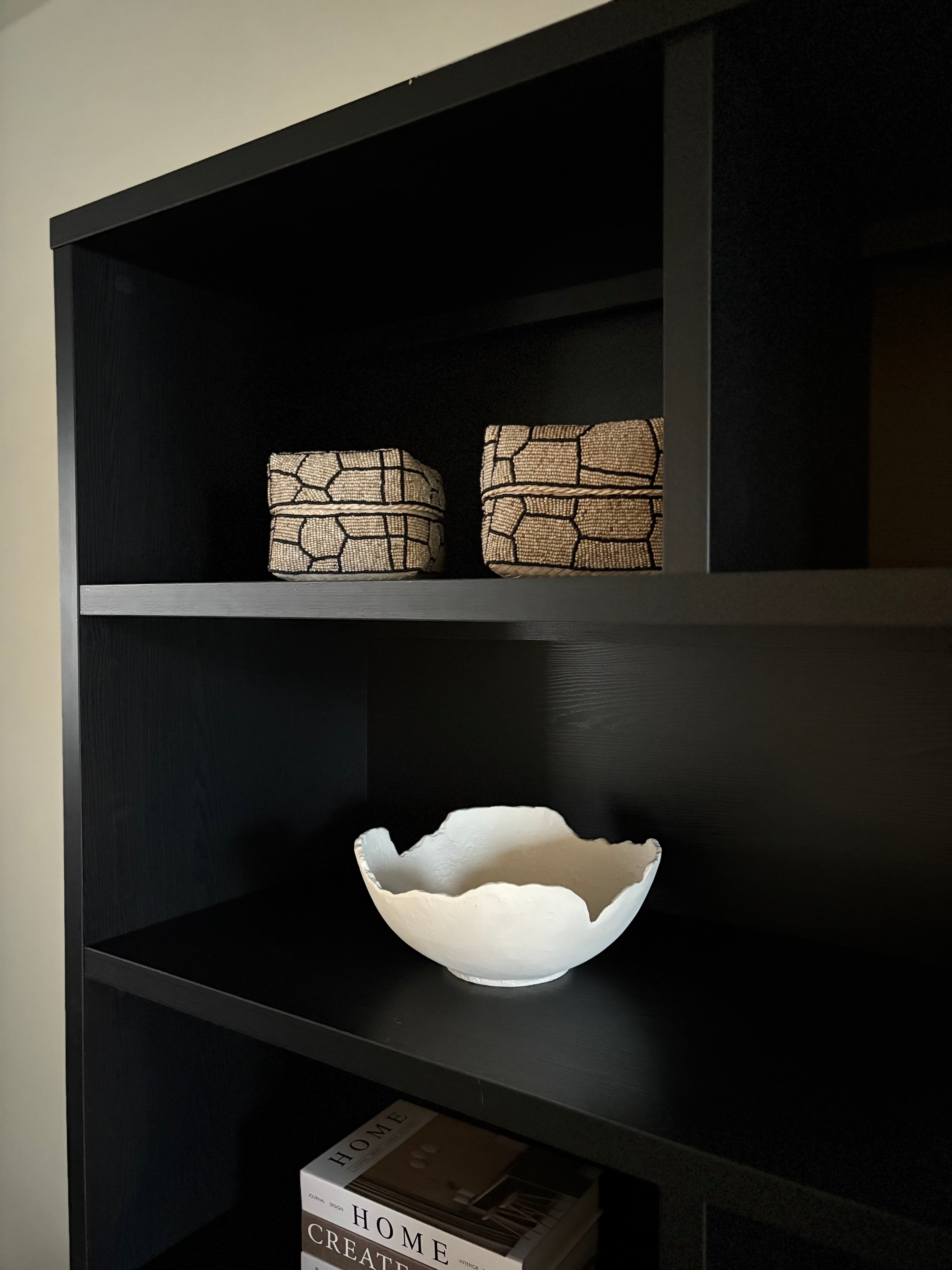 Organische schaal | Japandi | Grote schaal creme