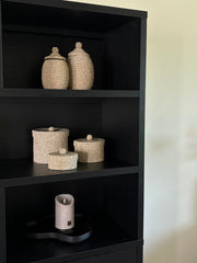Ronde kralenmanden | Beige | Japandi