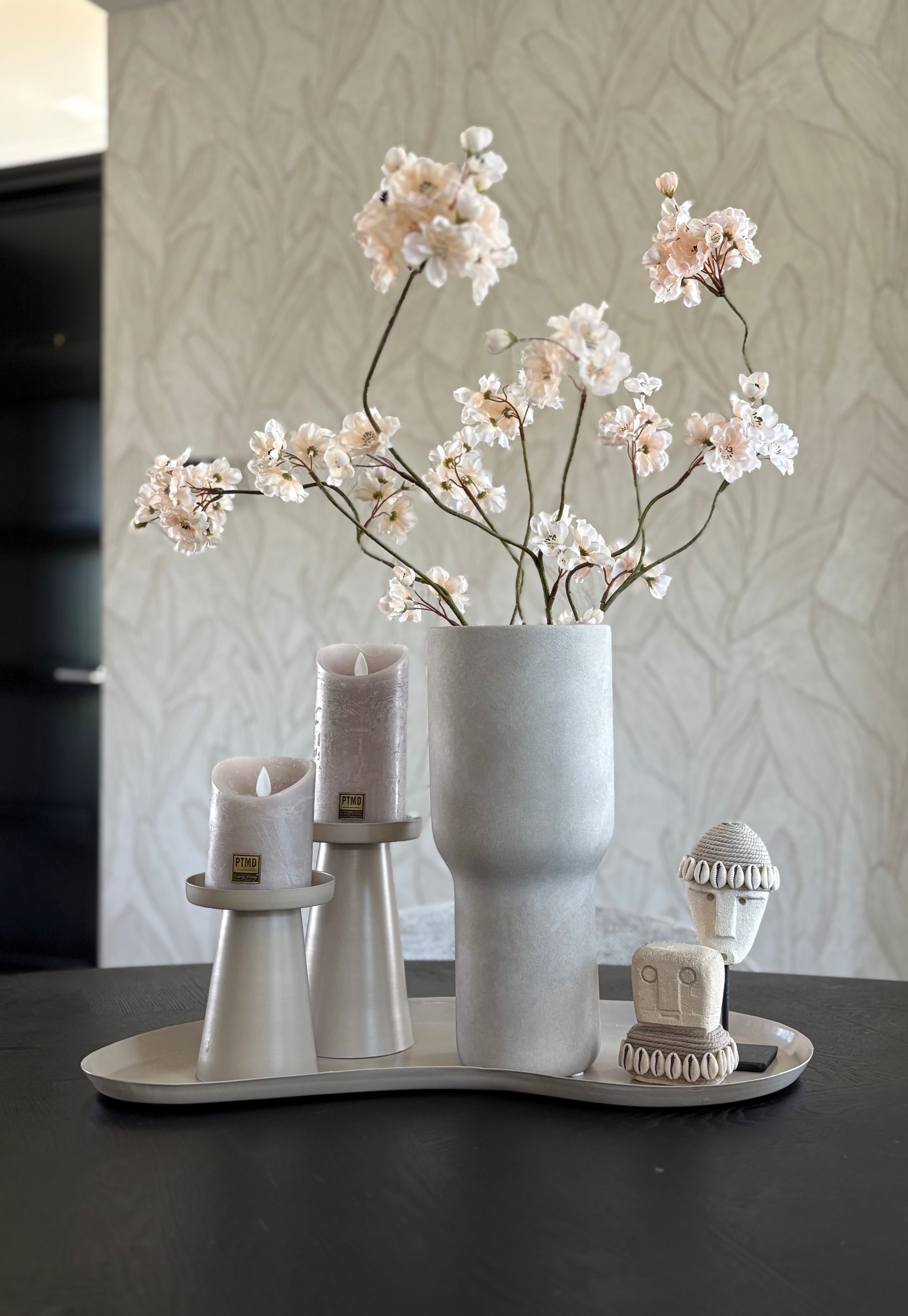 Aardewerk vaas Deyna | Beige