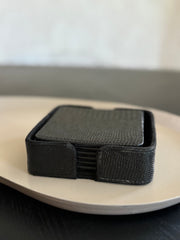 Onderzetters Snake | Zwart