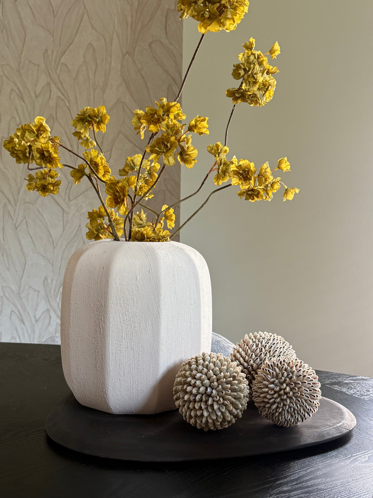 Schelpenbollen beige