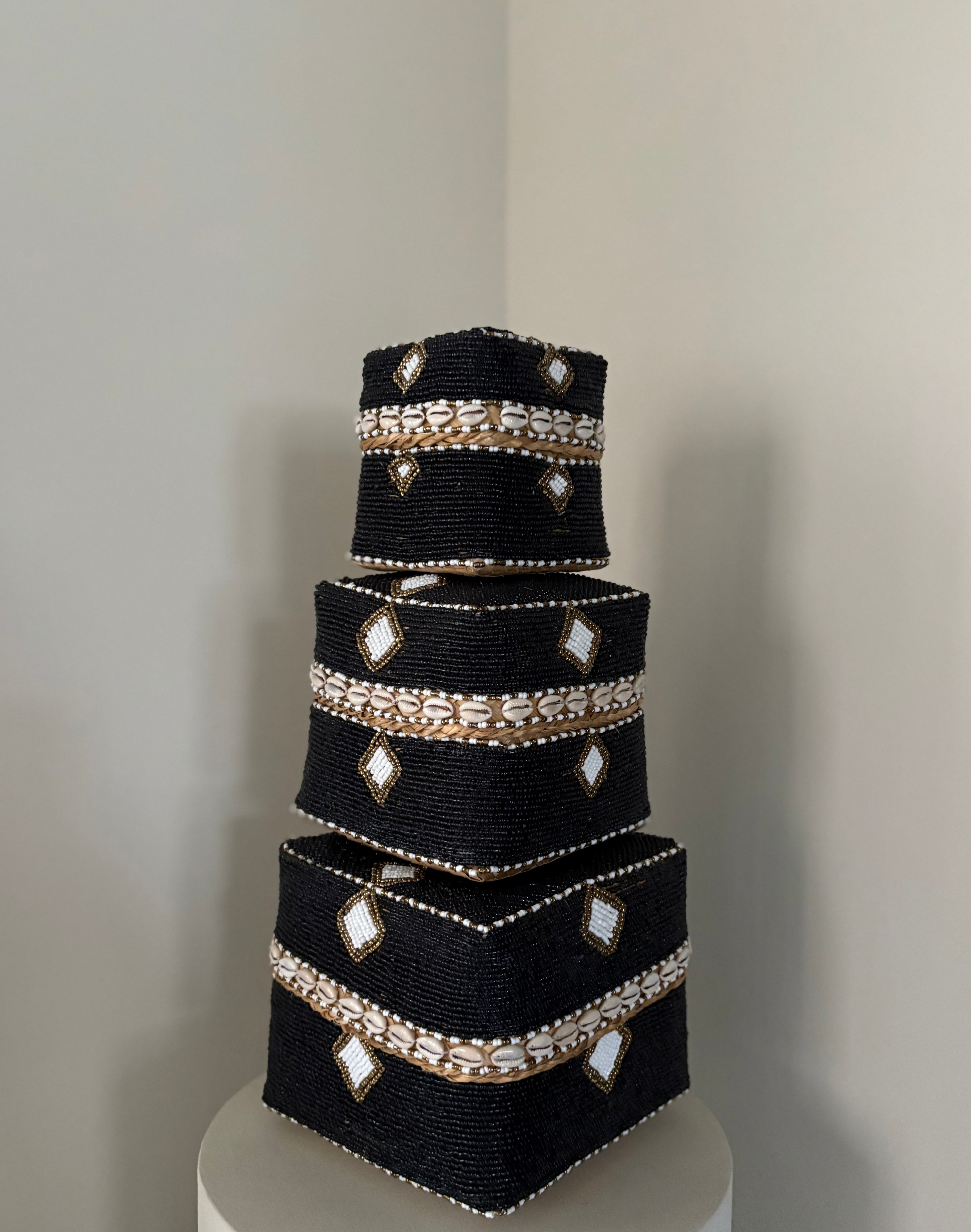 Offermanden Jaylin | Zwart goud