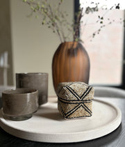 Offermand Beau | Beige zwart