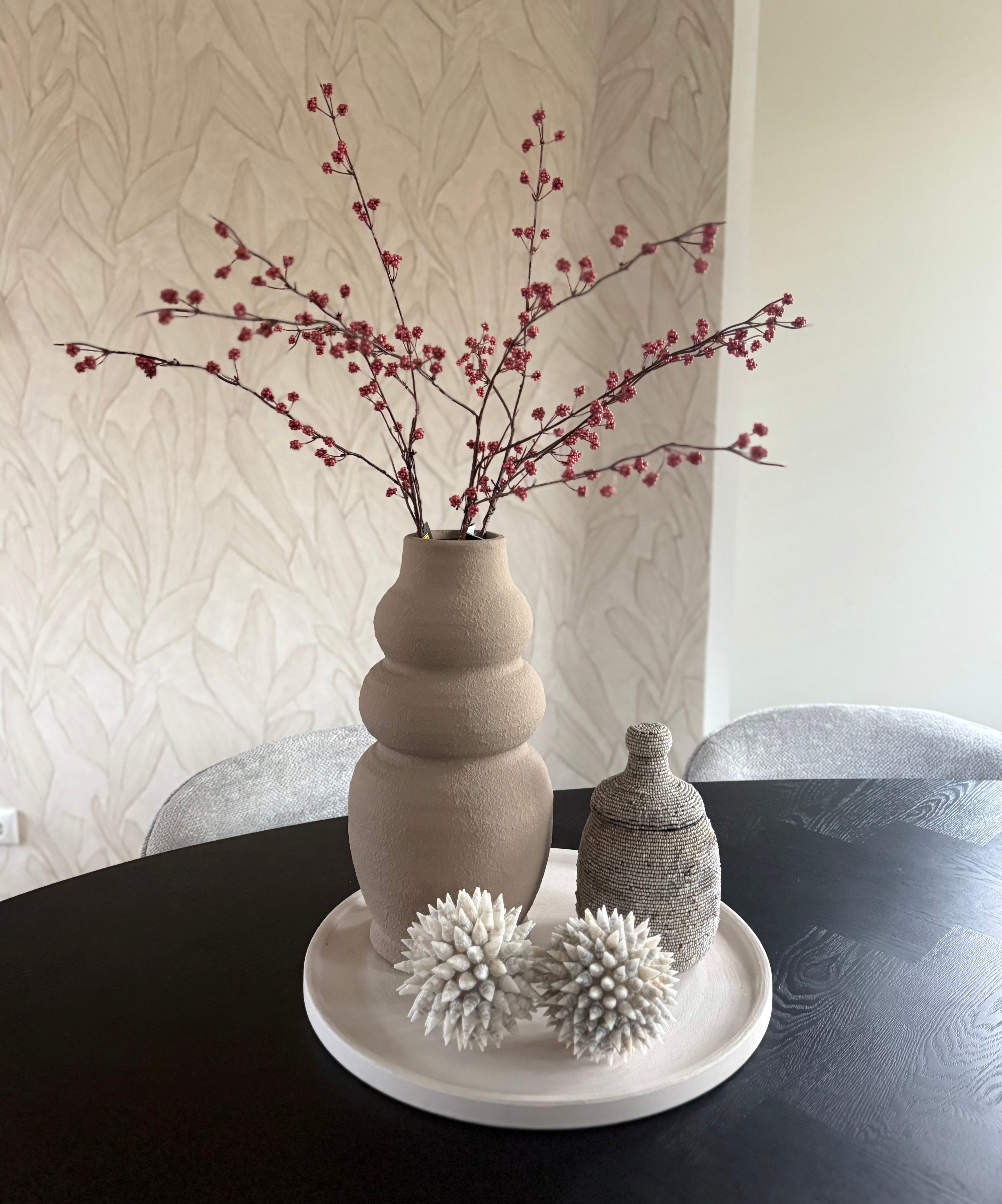 Taupe vaas | Vaas Jochem | Japandi