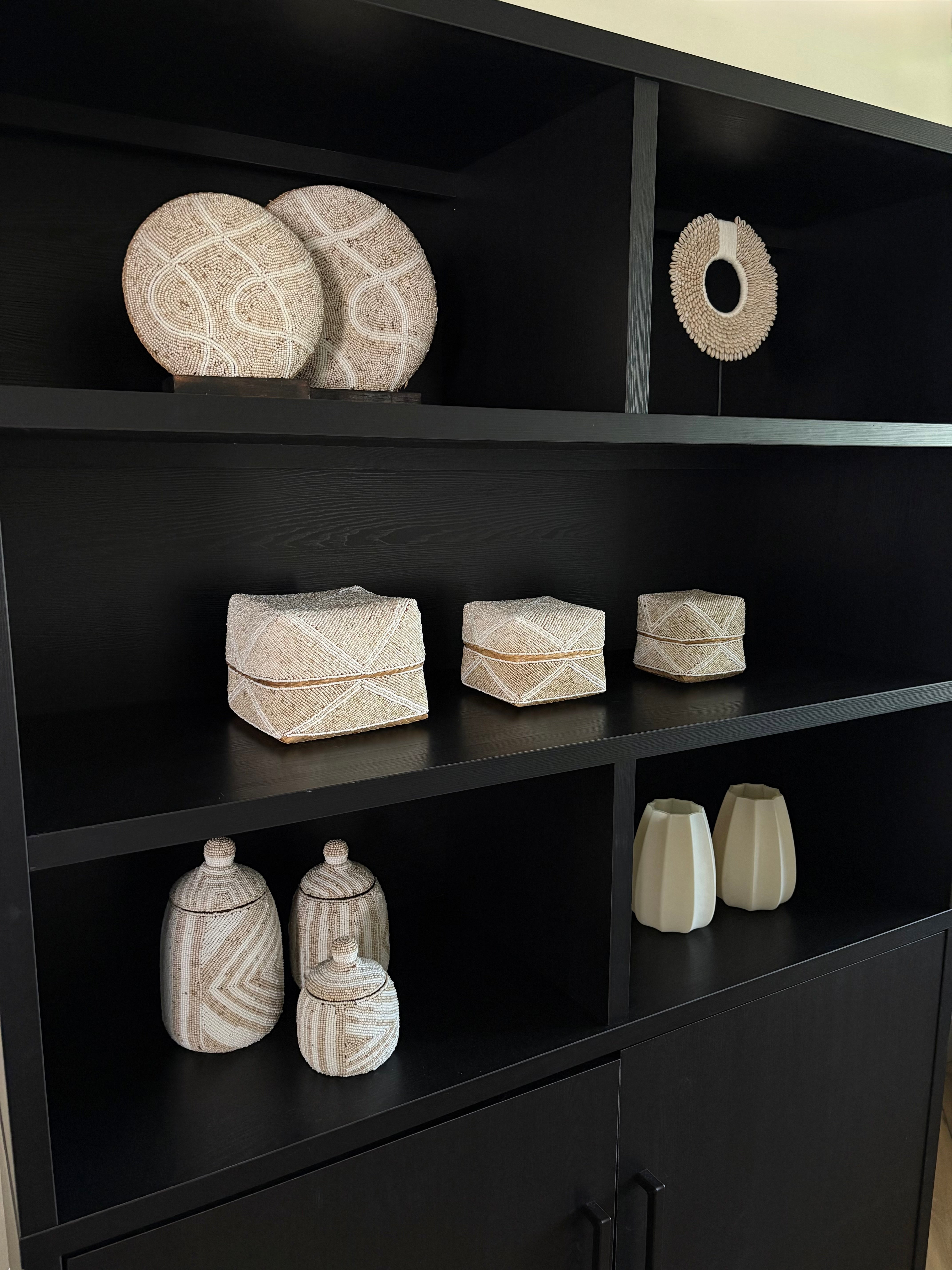 Offermand June | Zand creme | Handgemaakt | Japandi