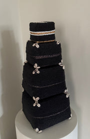 Offermanden Milou | Offermanden zwart met schelpen | Offermanden set | Boho | Japandi | Handgemaakt