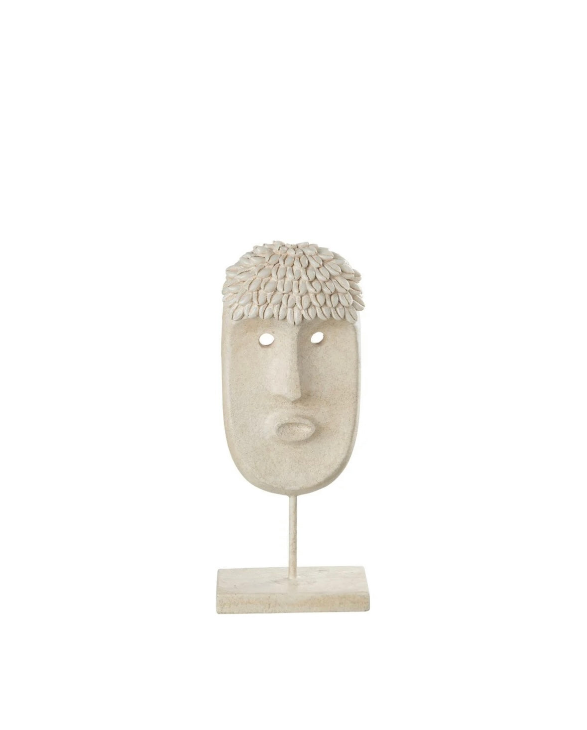 Stoneman beige XL | Ornament op voet | Handgemaakt