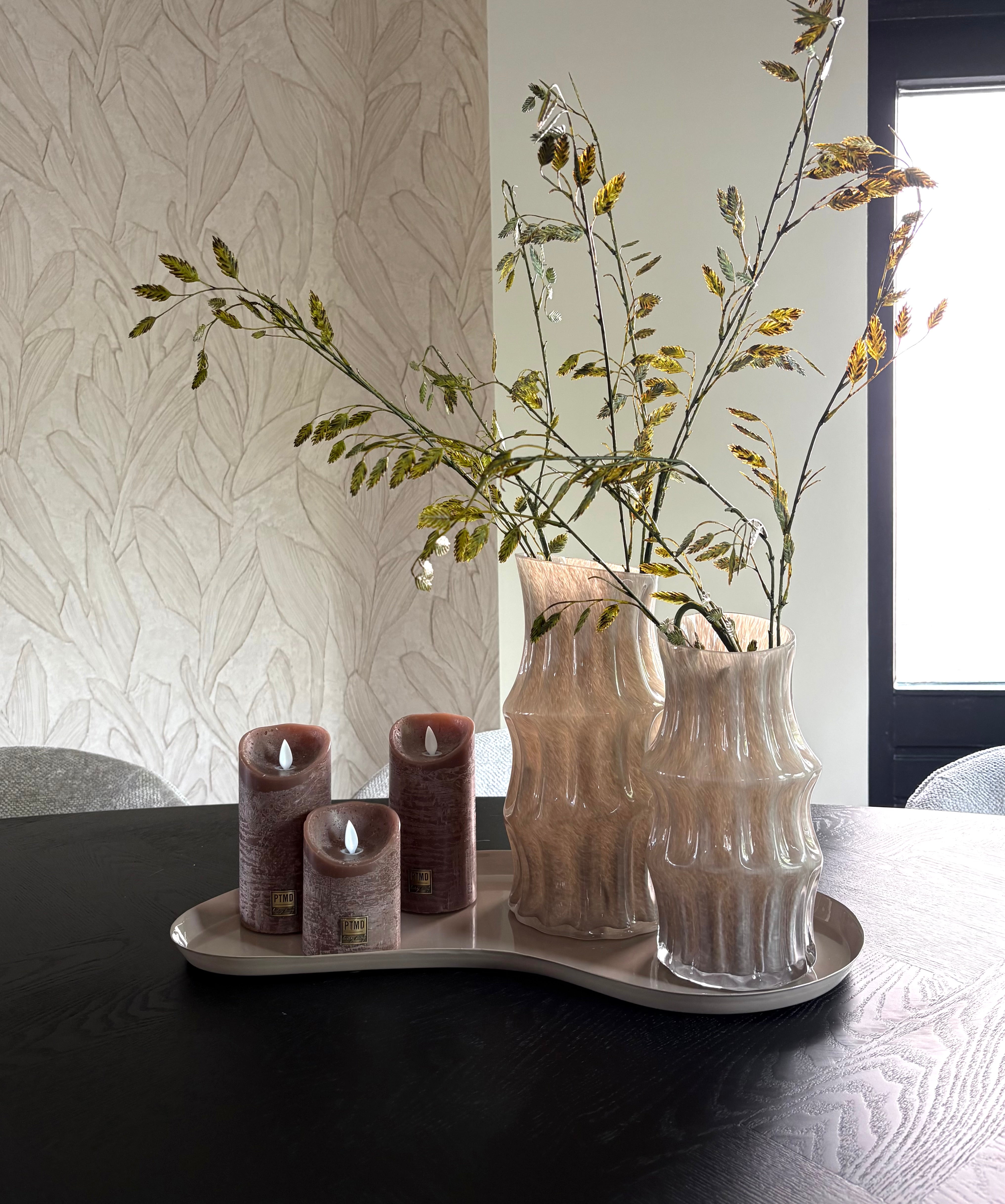 Zandkleur glossy | Kidney dienblad