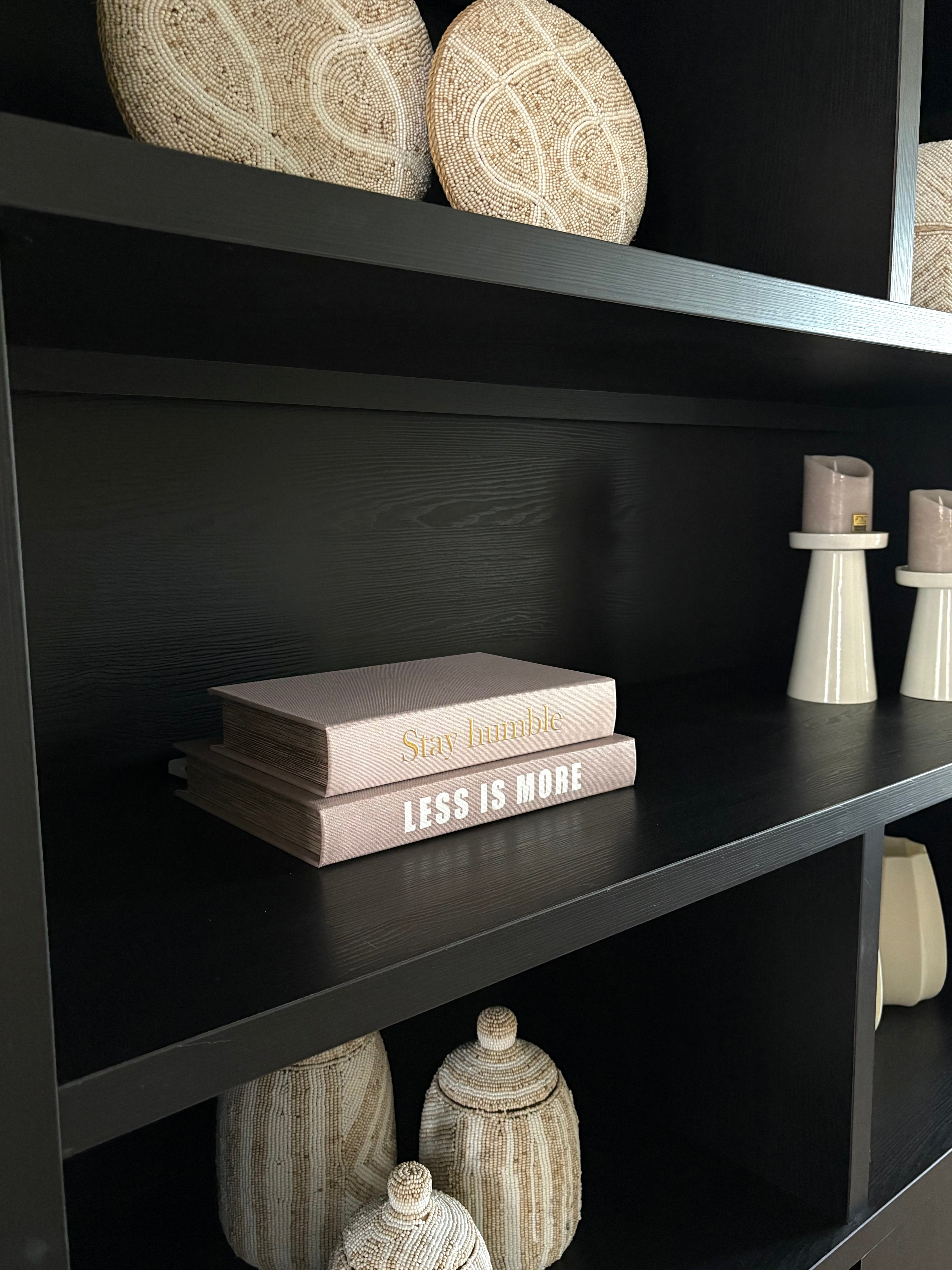 Opbergboek | Koffietafel boek | Less is more