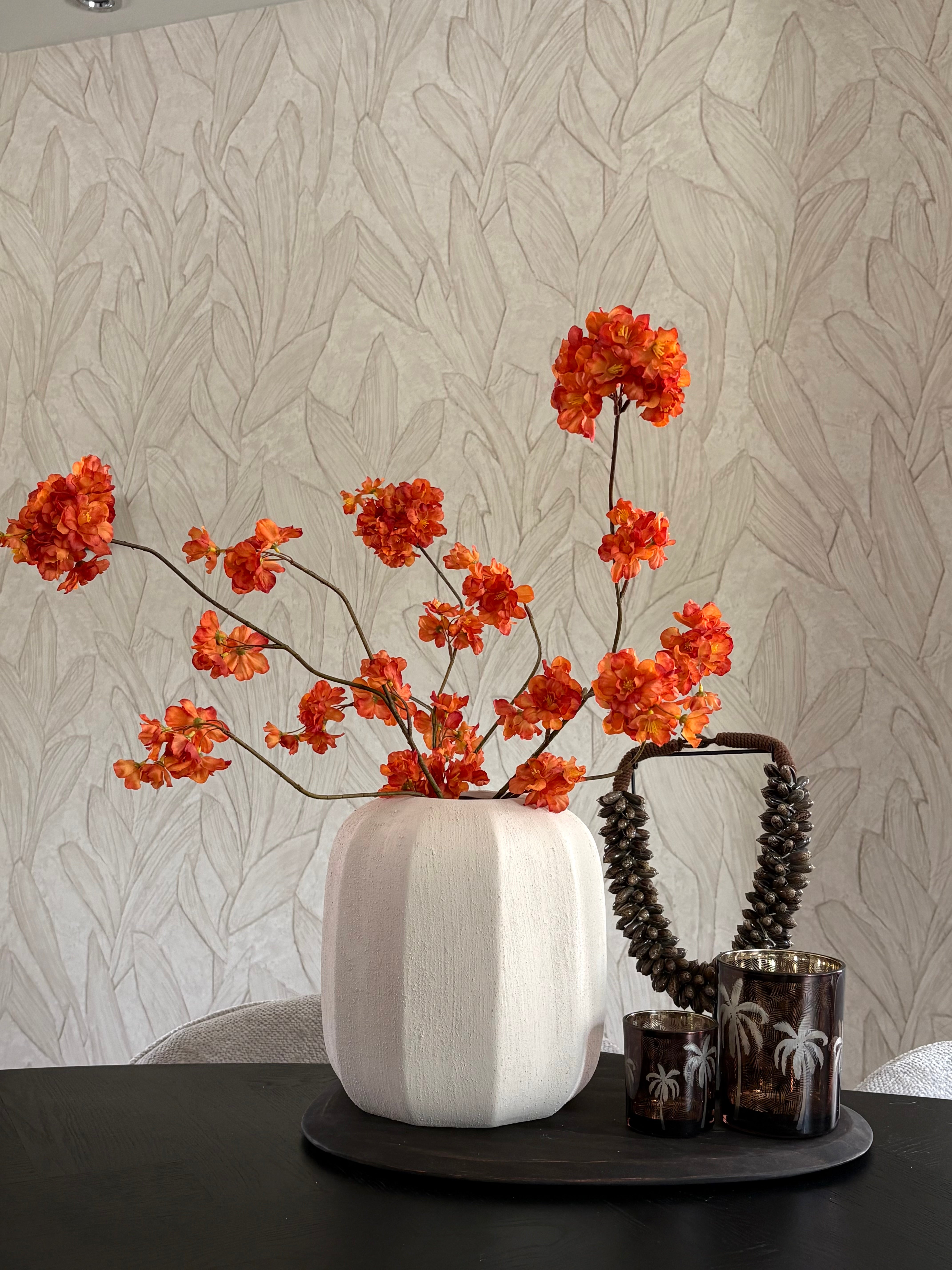 Zijdebloesem | Orange | Japandi