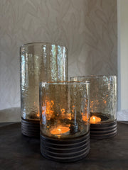 Windlicht luster bruin