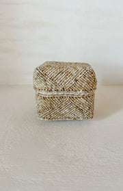 Offermand taupe | Kralenmand | Offermand Tama