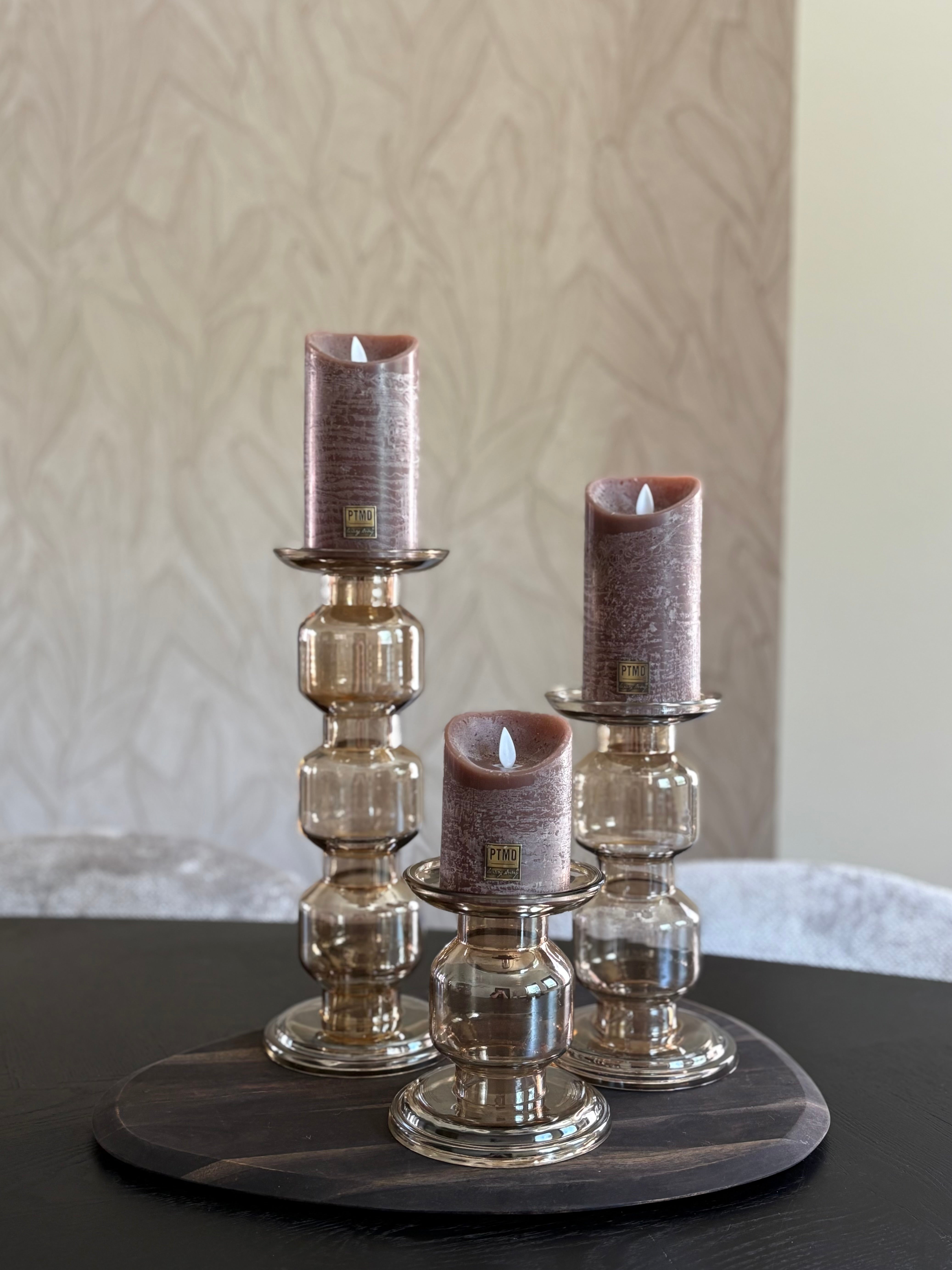 Gold luster kandelaren | Hotelchique