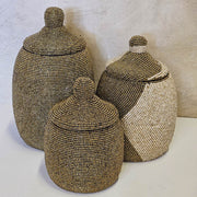 PRE ORDER | Kralenmanden goud beige | Kralenpot | Kralenmanden set | Vakkenkast decoratie