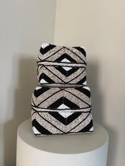 Offermand Ing | Offermanden zwart | Handgemaakt | Japandi | Boho