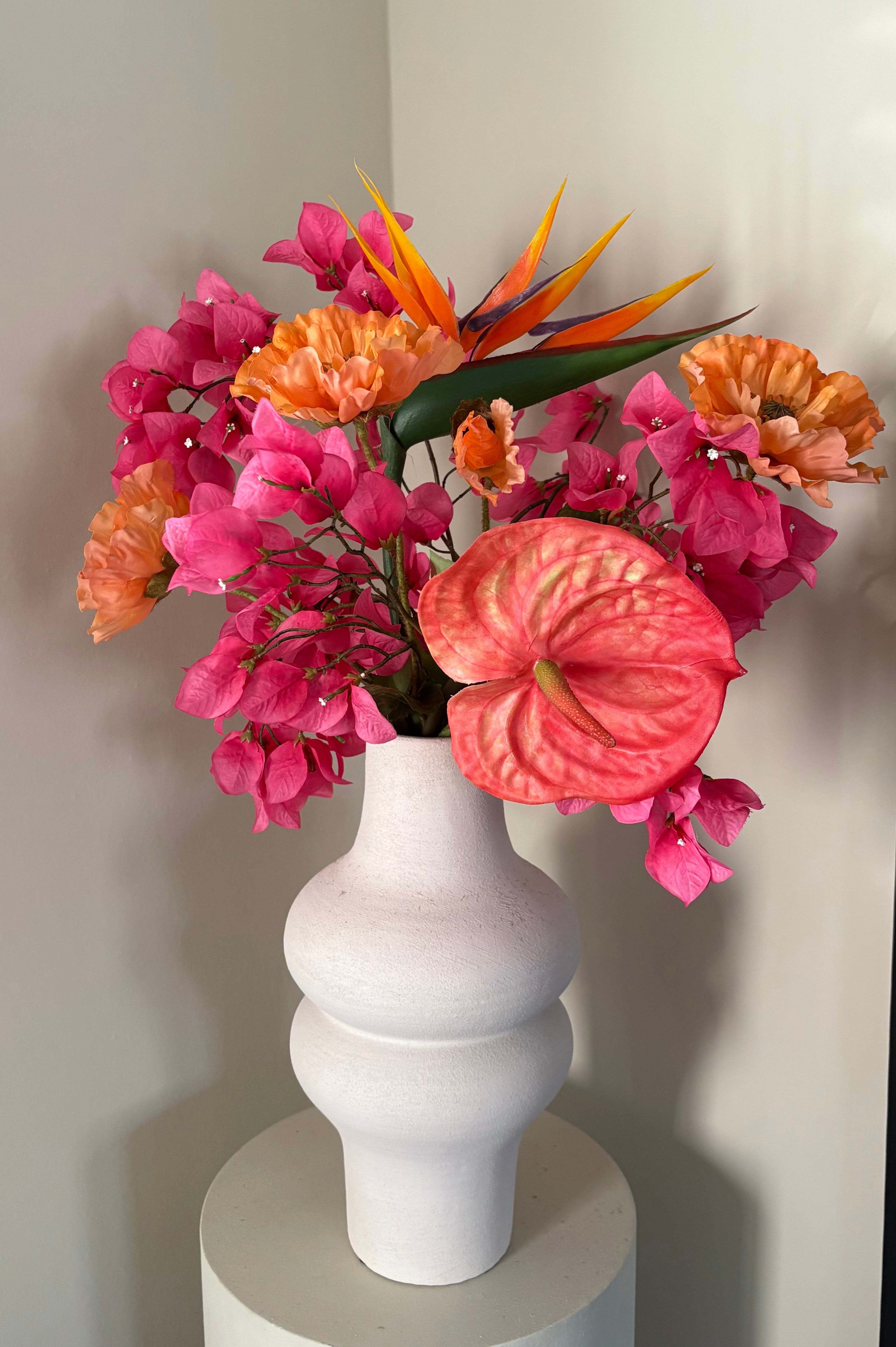 Zijdenboeket Le orange