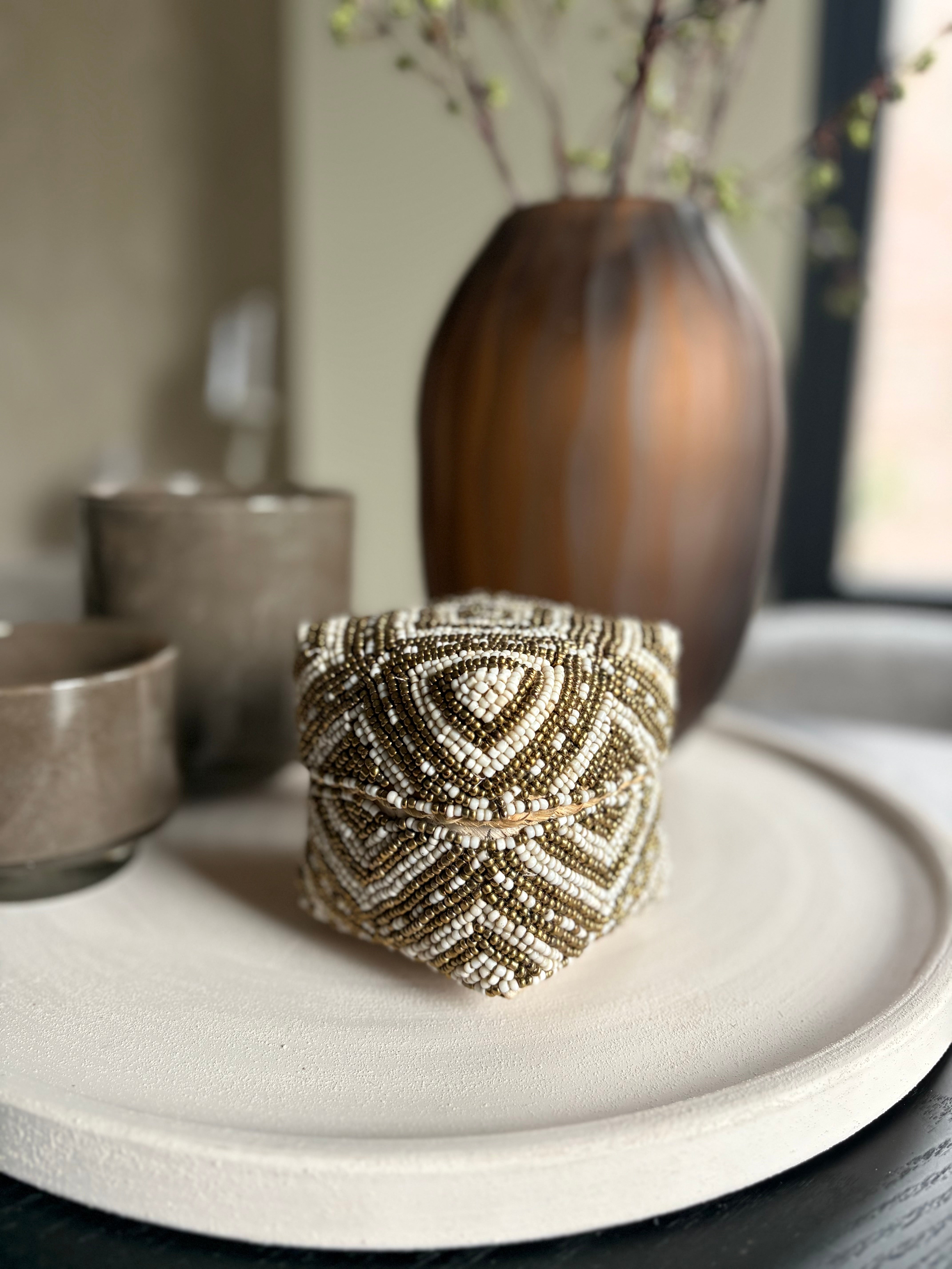 Offermand Milo | Goud beige