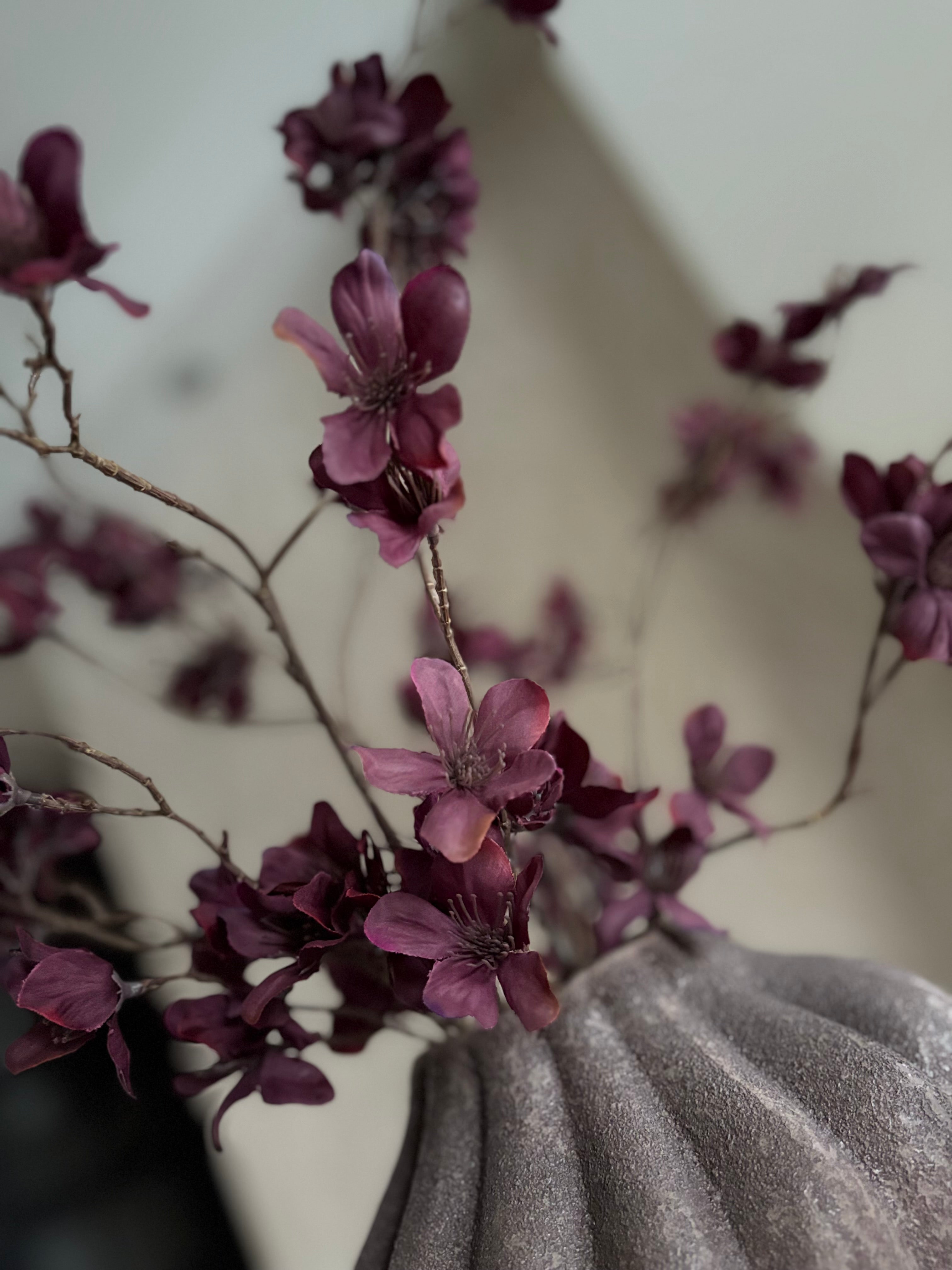 Burgundy bloesemtakken | Zijden bloesems | Japandi