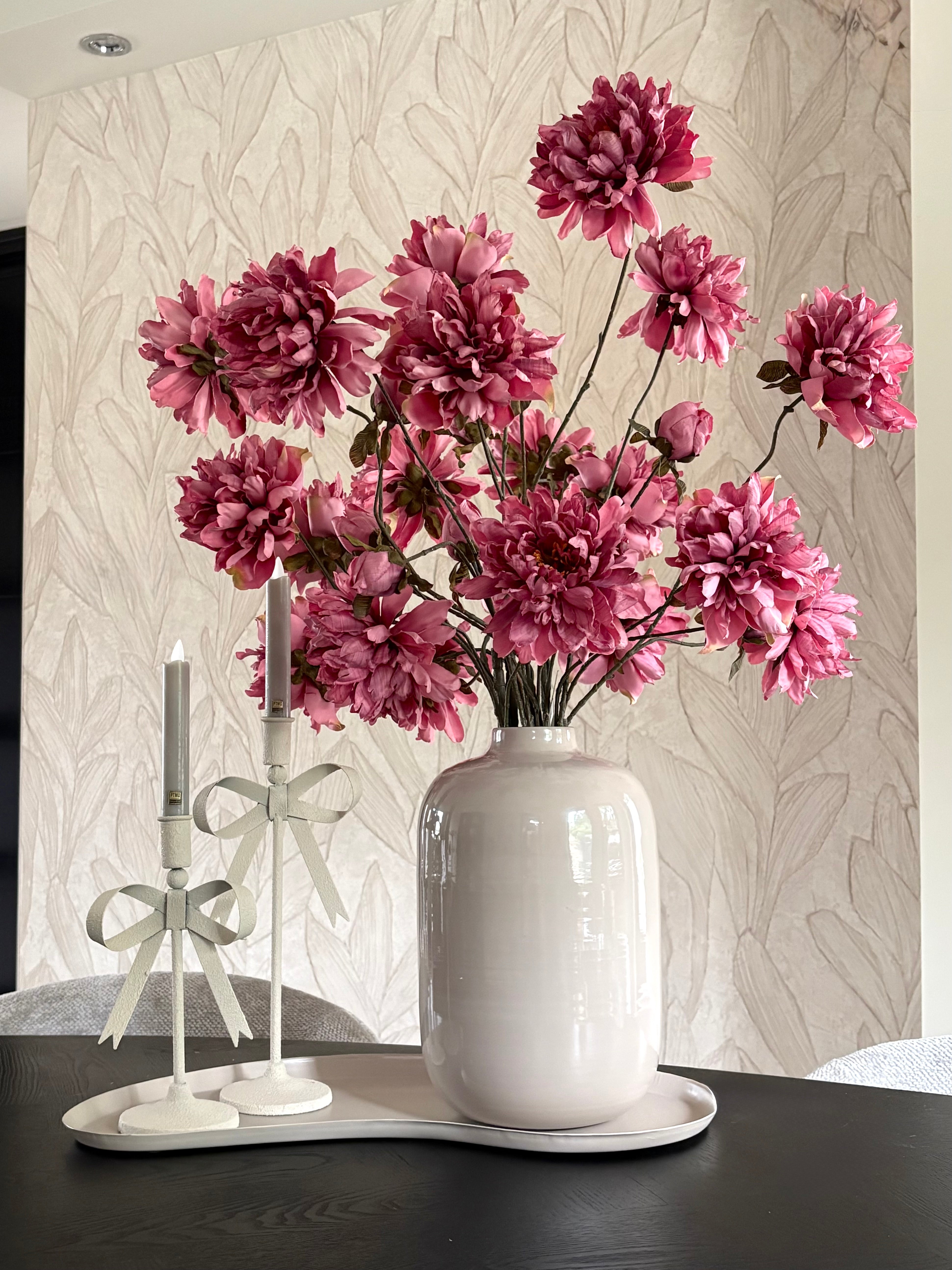 Kandelaar strik | Beige