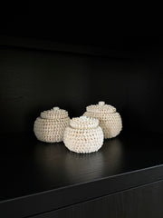 Schelpenpotjes | Handgemaakt | Japandi | Vakkenkastdecoratie