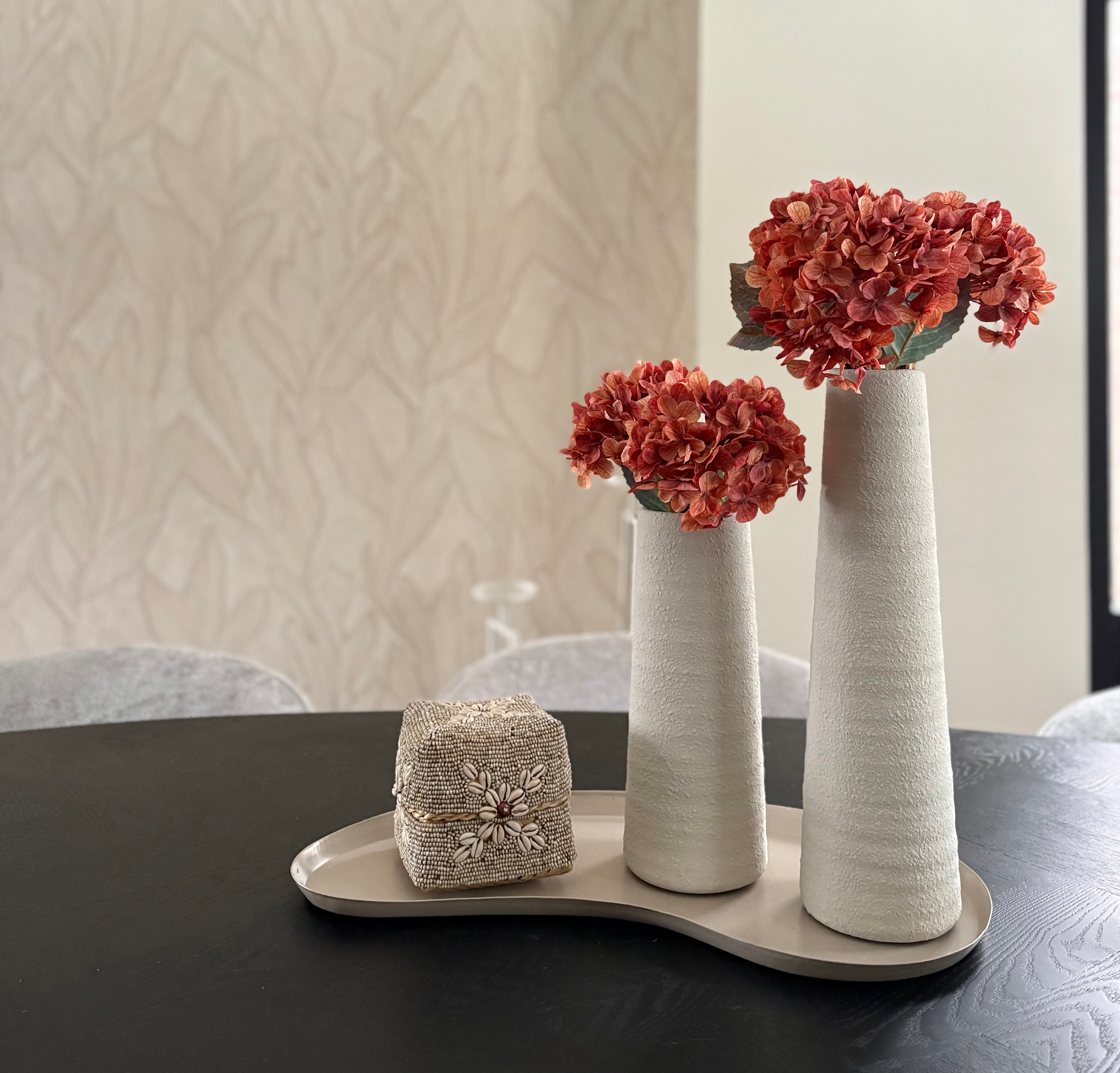 Zijden hortensia orange