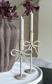 Kaarsenhouders strik | Beige