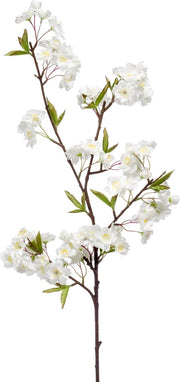 Zijdenbloesemtak wit