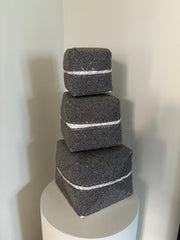 Set van drie | Offermanden zilver | Handgemaakt