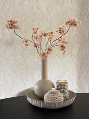 Schaal ribbel beige