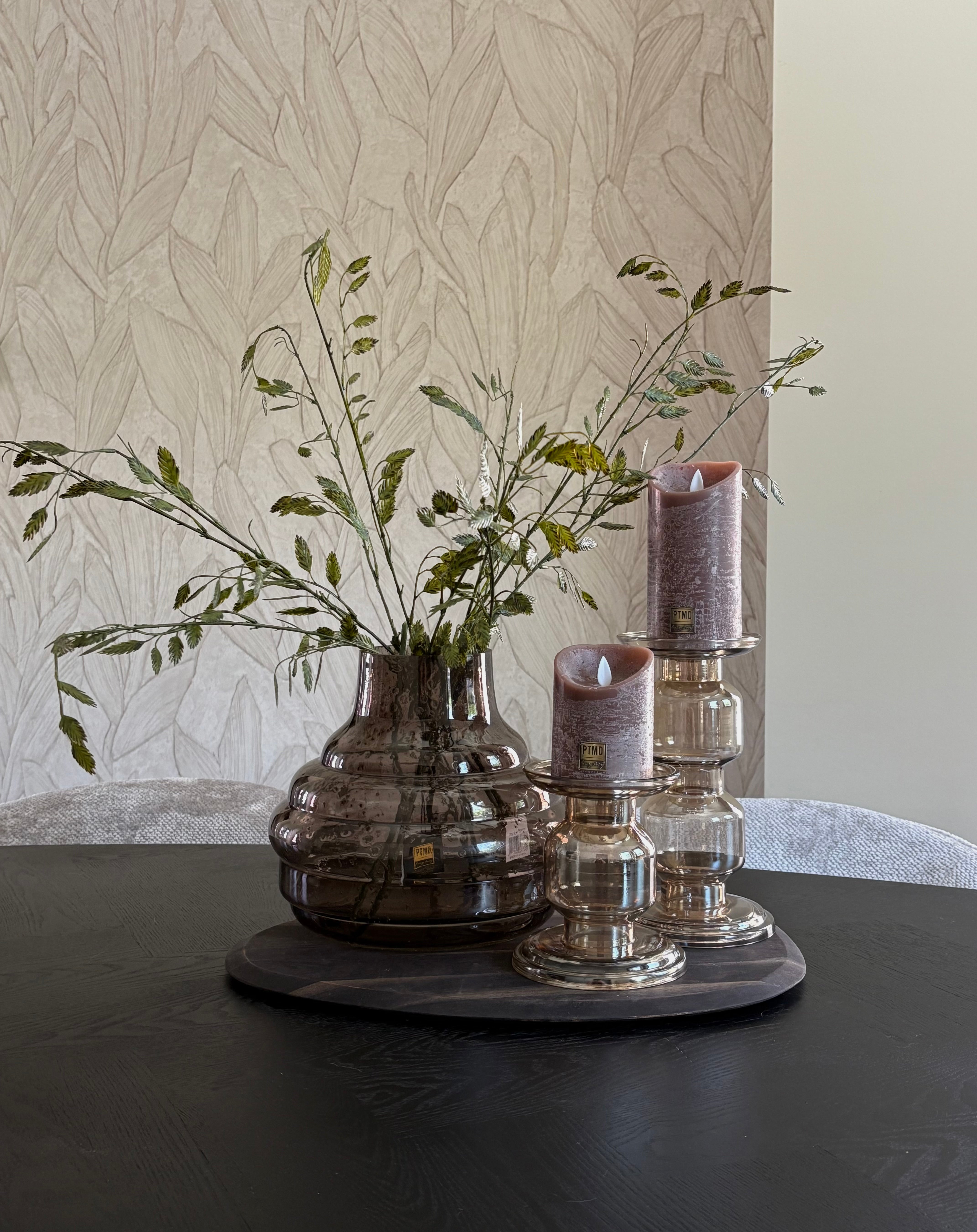 Organisch dienblad | Walnoot | Japandi |  45x35cm