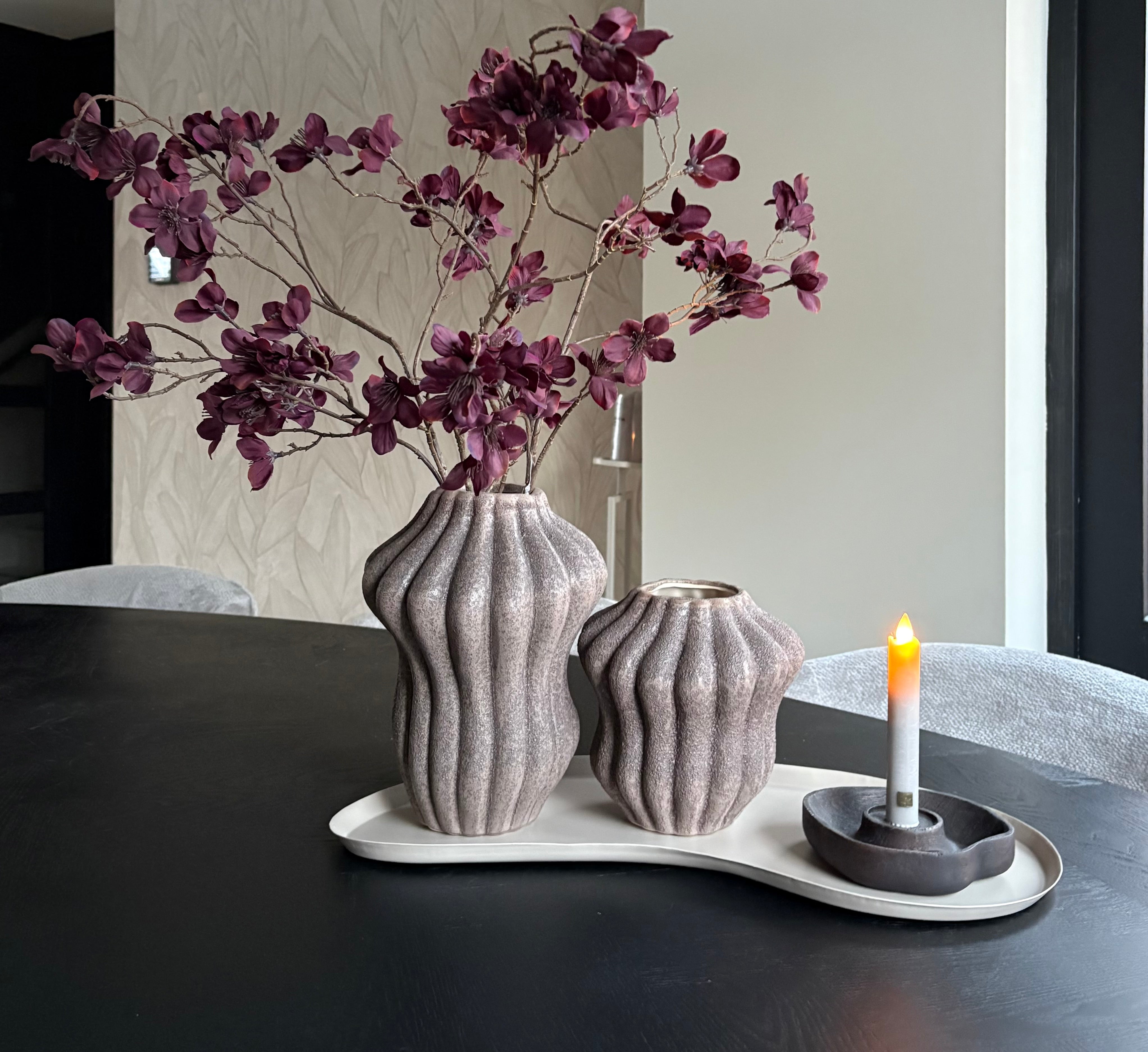 Aardewerk vazen | Bruin | Japandi