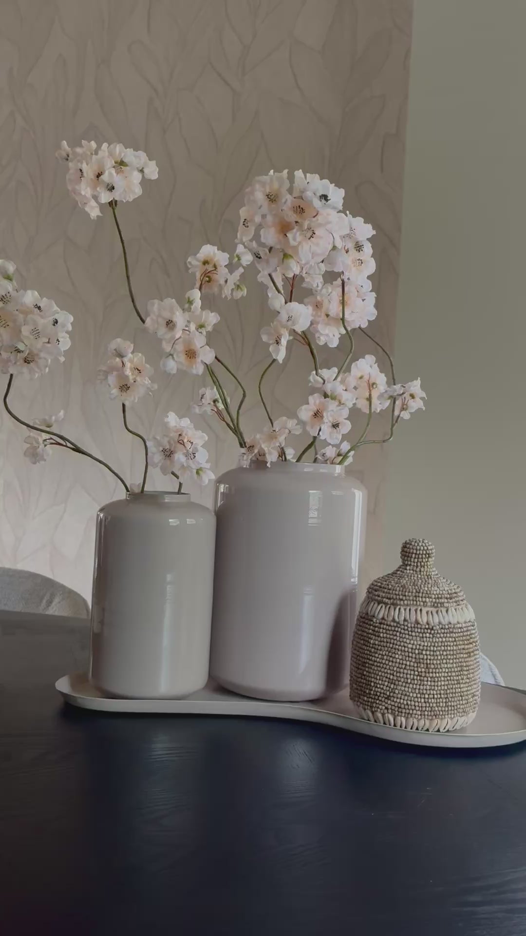 Video laden: Vazen sand | Glossy | Japandi
