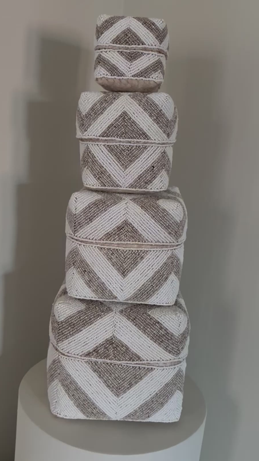 Video laden: Offermanden Julie | Offermand beige creme | Offermanden set | Japandi | Boho | Handgemaakt