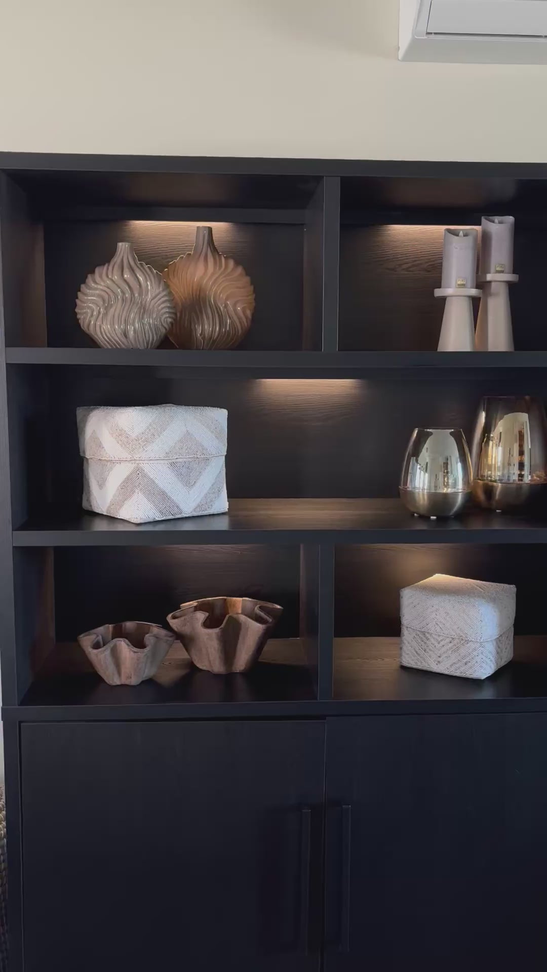Video laden: Windlicht Kalley | Smoke glas | Brons
